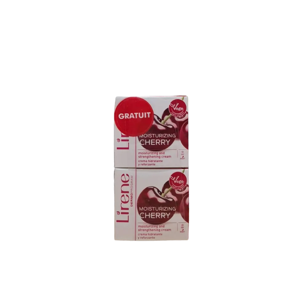LIRENE CRÈME HYDRATANTE À LA CERISE 50ML LOT 2 pour Beauté