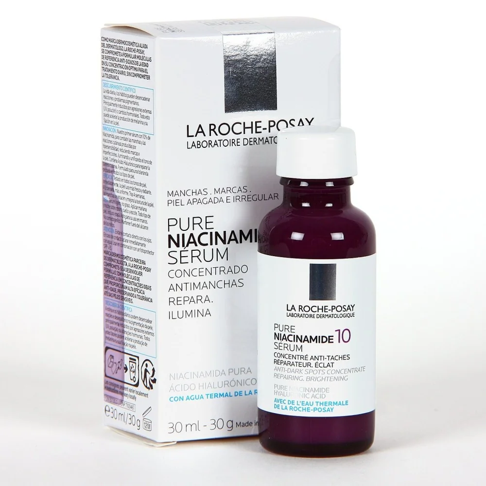 LA ROCHE POSAY PURE NIACINAMIDE 10 SERUM ANTI TACHES 30ML pour Nos ...