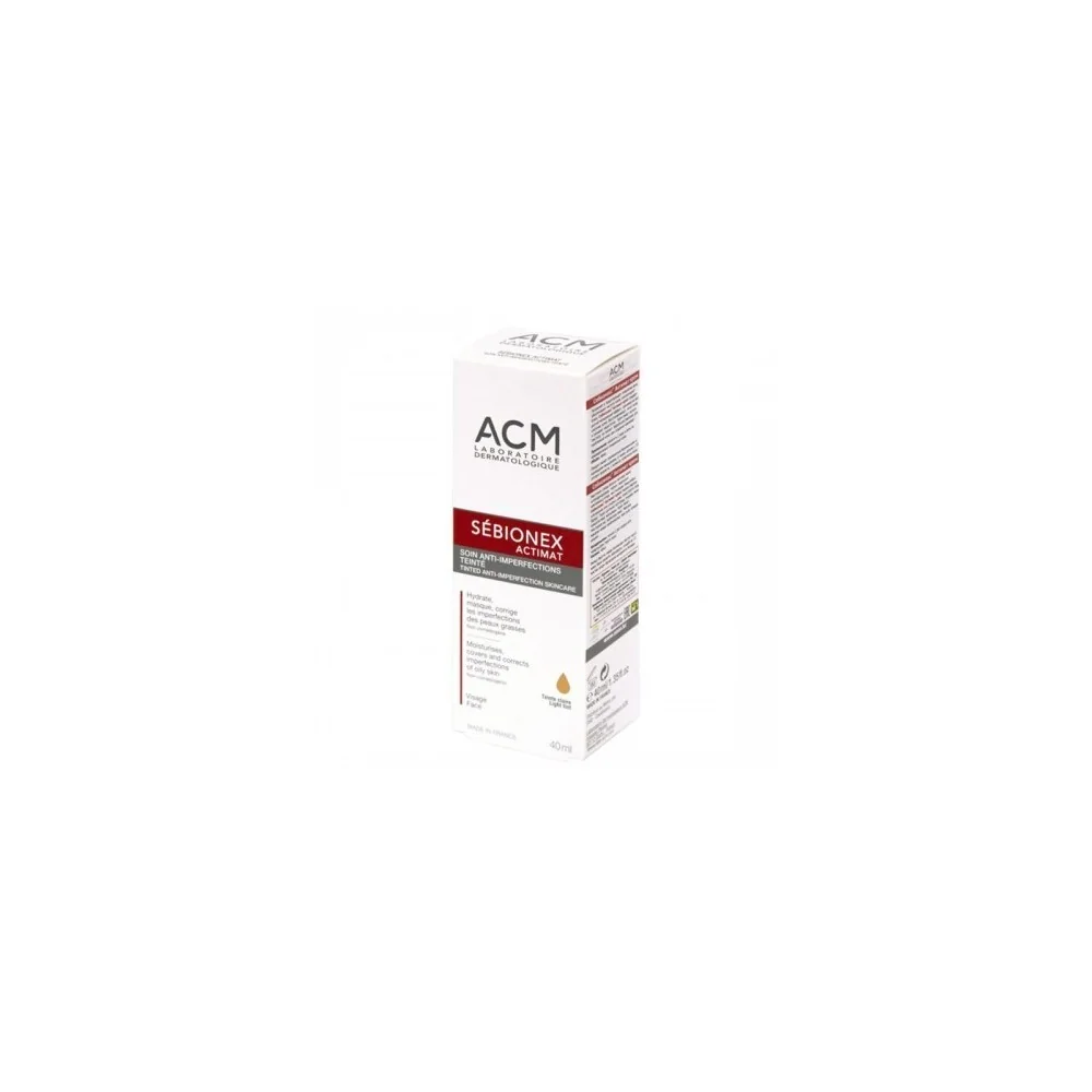 ACM SEBIONEX ACTIMAT TEINTE CLAIRE 40ML pour Beauté