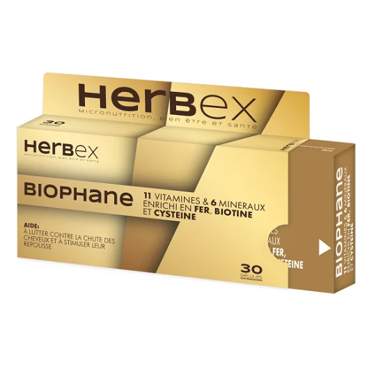 HERBEX BIOPHANE 30 GELULES pour Beauté