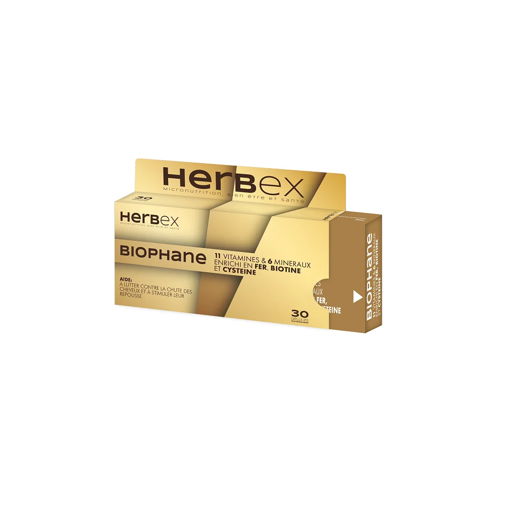 HERBEX BIOPHANE 30 GELULES pour Beauté