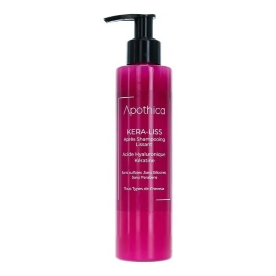 APOTHICA APRÈS-SHAMPOOING LISSANT « KERA-LISS » 200ML pour Accueil