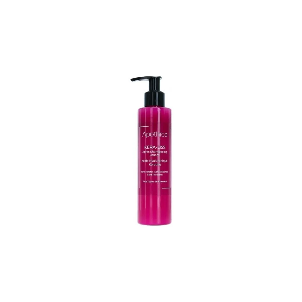 APOTHICA APRÈS-SHAMPOOING LISSANT « KERA-LISS » 200ML pour Accueil