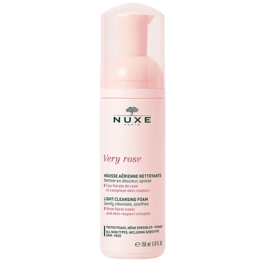 NUXE VERY ROSE Mousse Aérienne Nettoyante 150ML pour Beauté