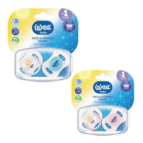 WEE BABY DAY&NIGHT 2 SUCETTES 6-18M 153 pour Maman et bébé