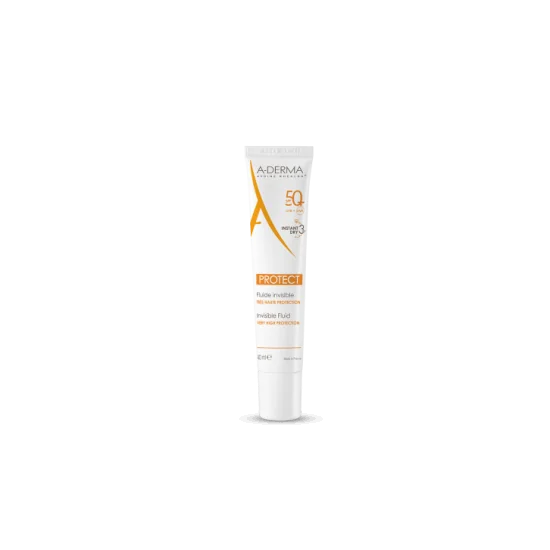 A-DERMA PROTECT FLUIDE INVISIBLE SPF 50+ 40ML pour Beauté