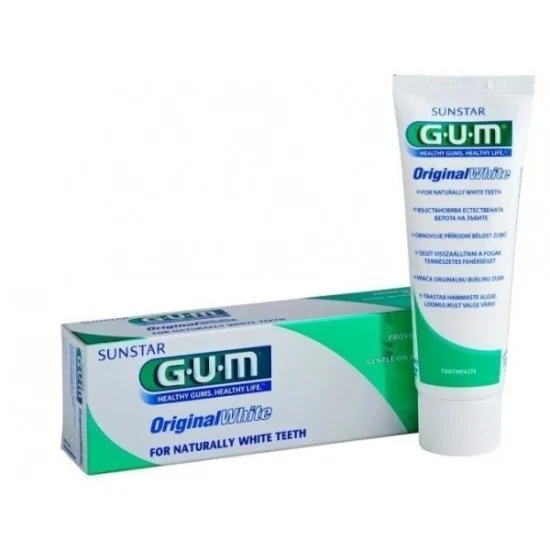 GUM - DENTIFRICE ORIGINAL WHITE 75ML pour Beauté