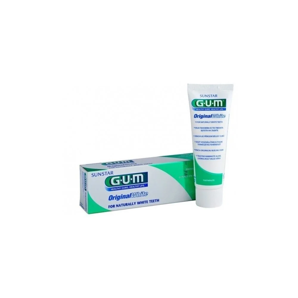 GUM - DENTIFRICE ORIGINAL WHITE 75ML pour Beauté