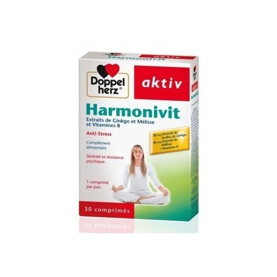 Doppel herz AKTIV Harmonivit 30 GELULES, anti stress pour Complémen...