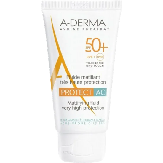 ADERMA PROTECT AC - FLUID MATIFIANT SPF50+ 40ML pour Beauté