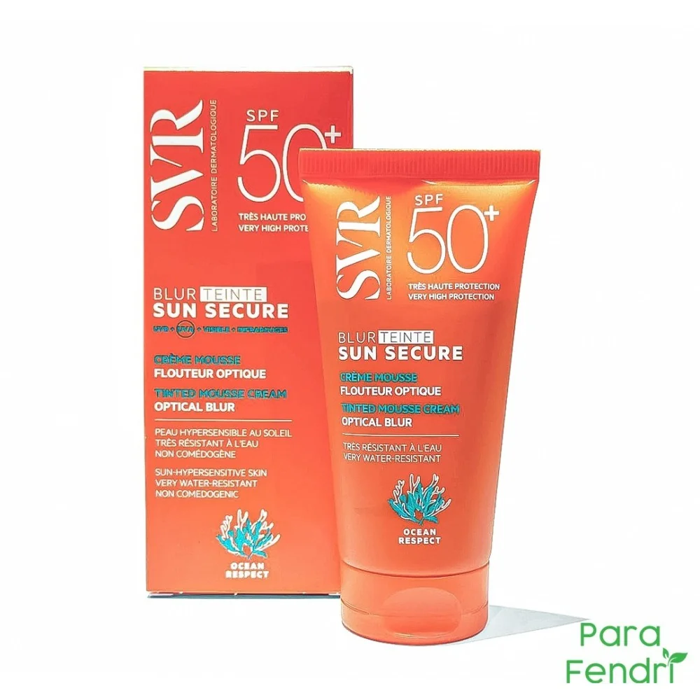 SVR SUN SECURE BLUR TEINTE SPF50+ pour Solaire