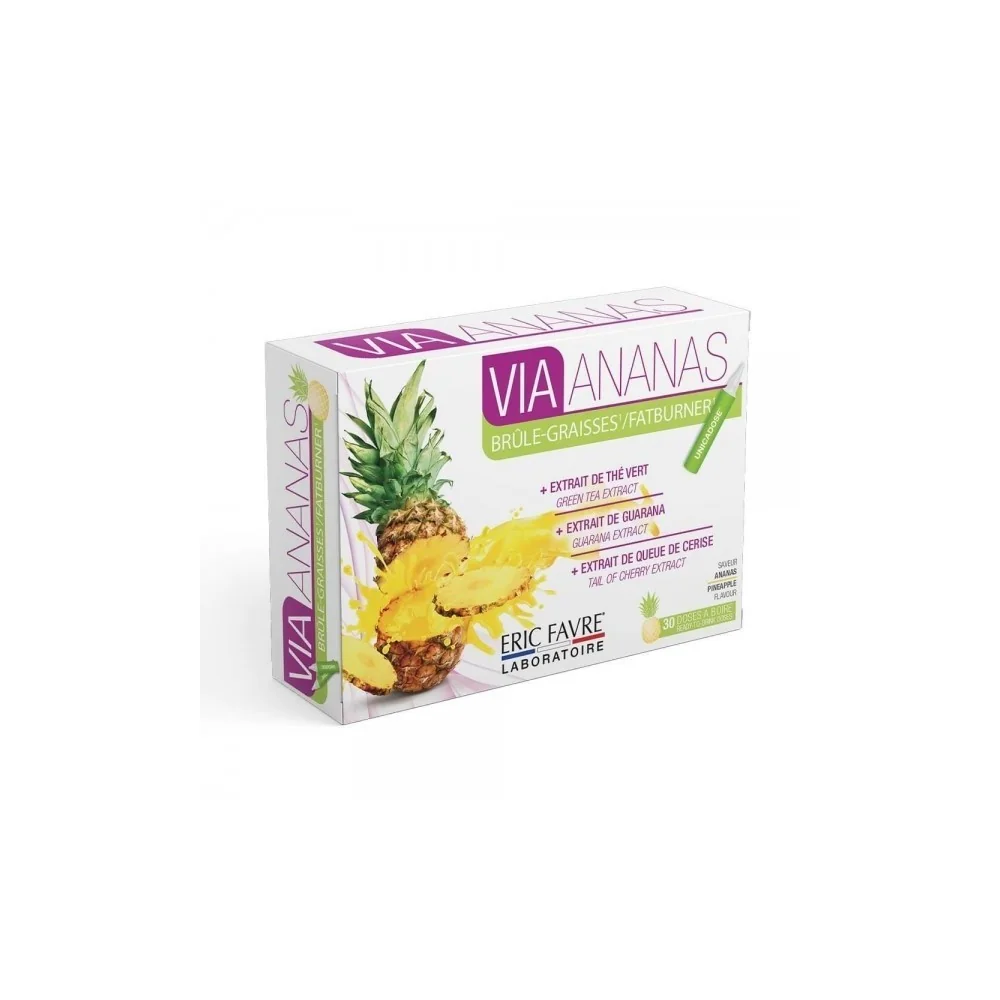 VIA ANANAS - BRULE-GRAISSES 30 DOSES pour Compléments Alimentaires