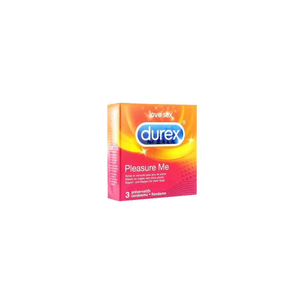 DUREX PLEASURE ME BT/3 pour Accueil