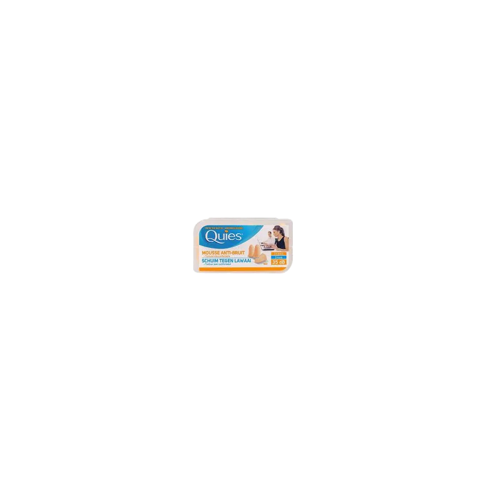 Quies Mousse anti-bruit Protections 3 paires pour Femmes