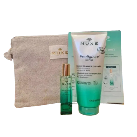 Nuxe trousse neroli parfum 15ml +gel douche 200ml pour Beauté