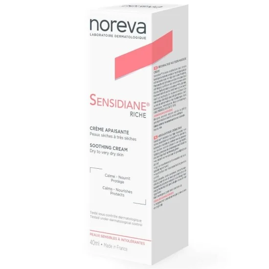 NOREVA SENSIDIANE RICHE CREME APAISANTE PEAUX SECHES 40ML pour Nos ...