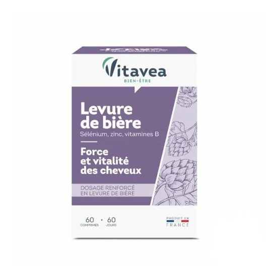 VITAVEA LEVURE DE BIERE+SELENIUM+ZINC 60 COMPRIMES pour Accueil