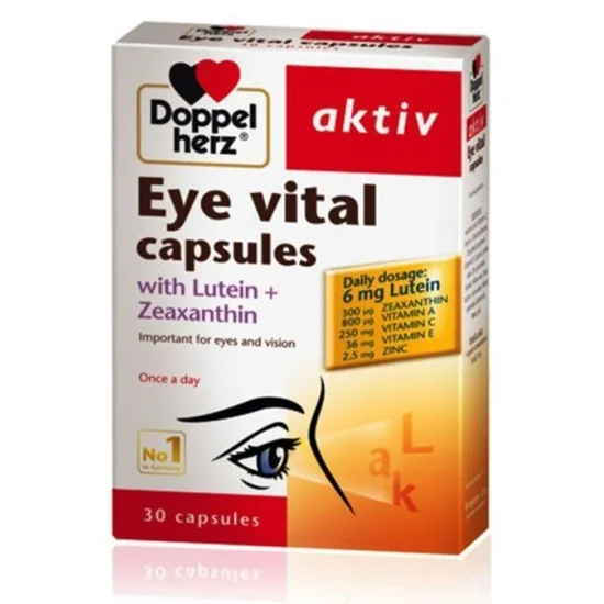Doppel herzAKTIV vital yeux 30 capsules pour Compléments Alimentaires