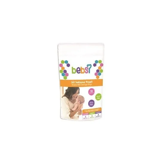 Bebsi 10 pièces sac de conservation du lait pour Maman et bébé