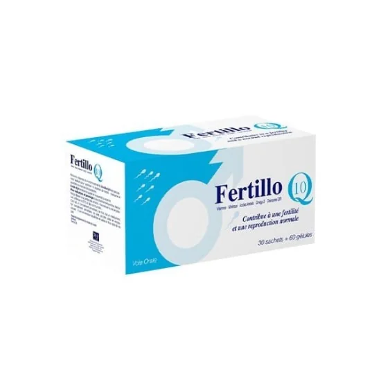 FERTILLO Q10 30 SACHETS + 60 gélules pour Compléments Alimentaires