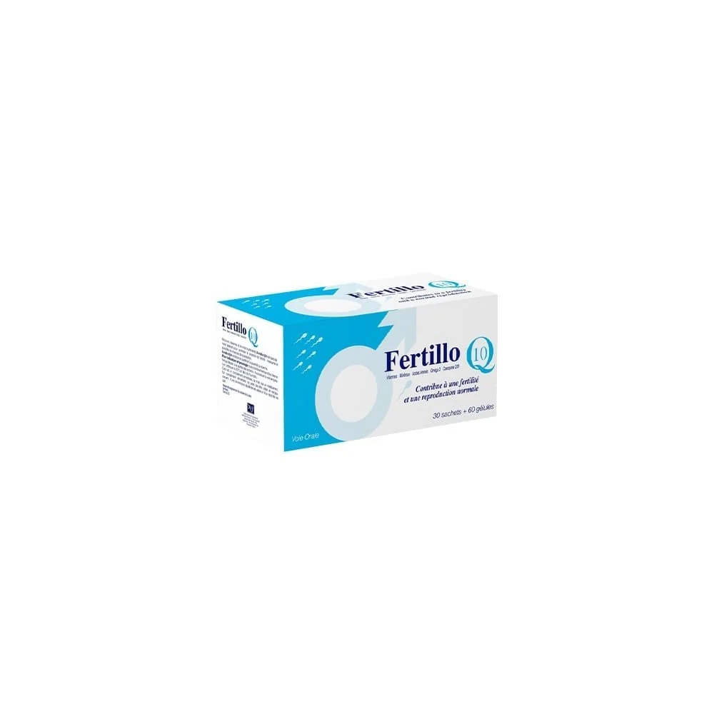 FERTILLO Q10 30 SACHETS + 60 gélules pour Compléments Alimentaires