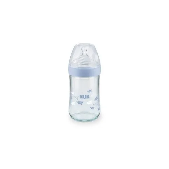 NUK Biberon en verre Nature Sense Avec Temperature  240 ml pour Cha...