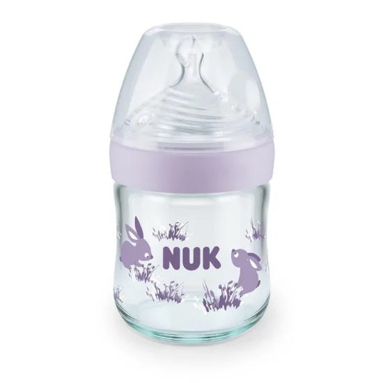 NUK BIBERON NATURE SENSE TEMPÉRATURE CONTROL 'S' 120ML VERRE GARÇON...