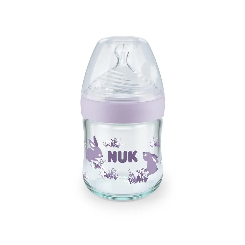 NUK BIBERON NATURE SENSE TEMPÉRATURE CONTROL 'S' 120ML VERRE GARÇON...