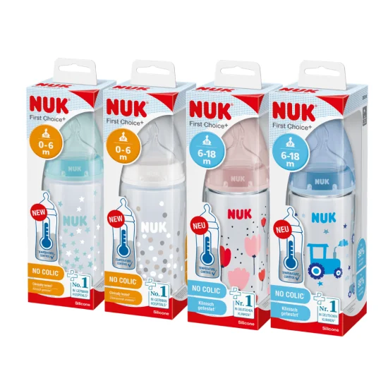 NUK BIBERON 0-6 M TEMPERATURE 300 ML pour Accueil