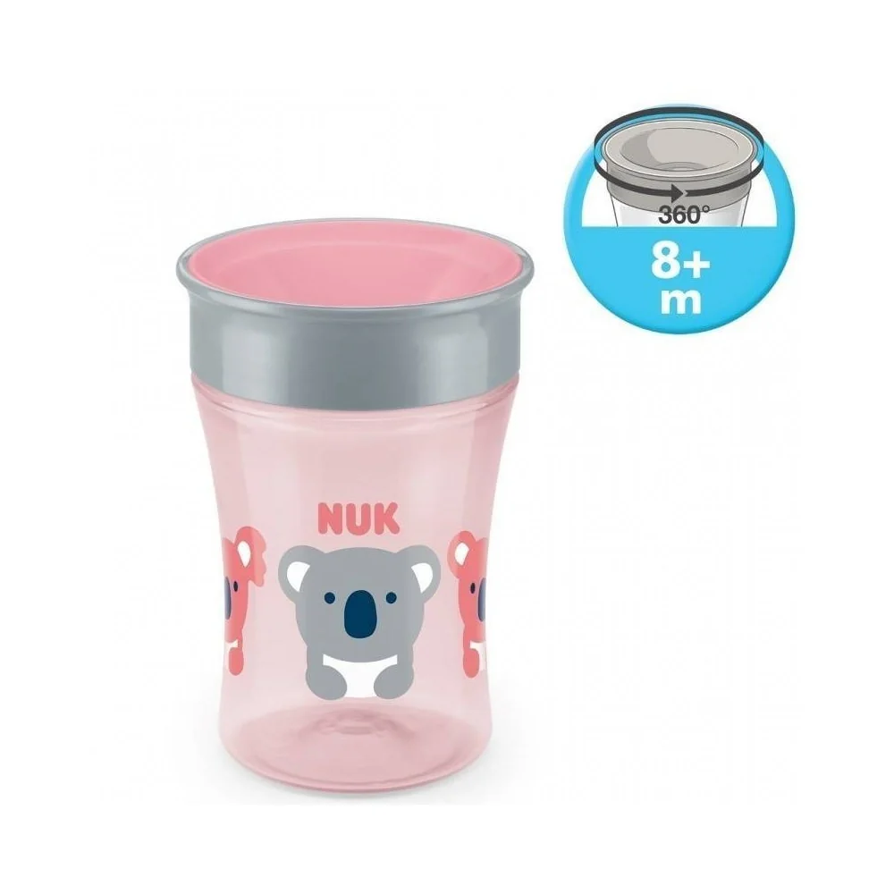 nuk magic cap 360° 8M+ 230ml pour Accueil