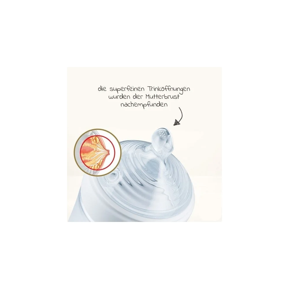 NUK NATURE SENSE 2 TÉTINES SILICONE TAILLE M pour Accueil
