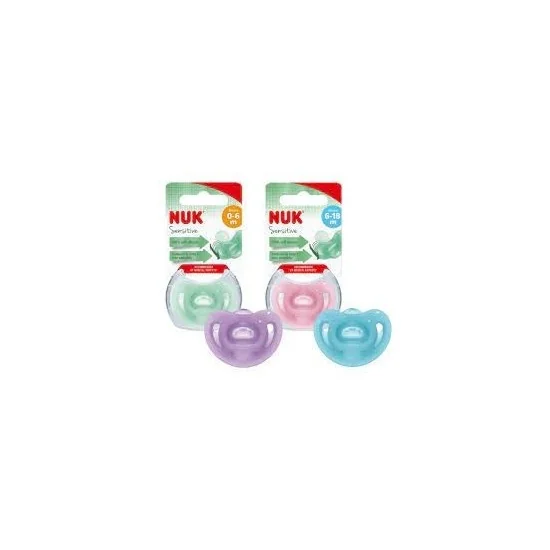 NUK SUCETTE SENSITIVE AVEC BOITE 0-6M pour Accueil