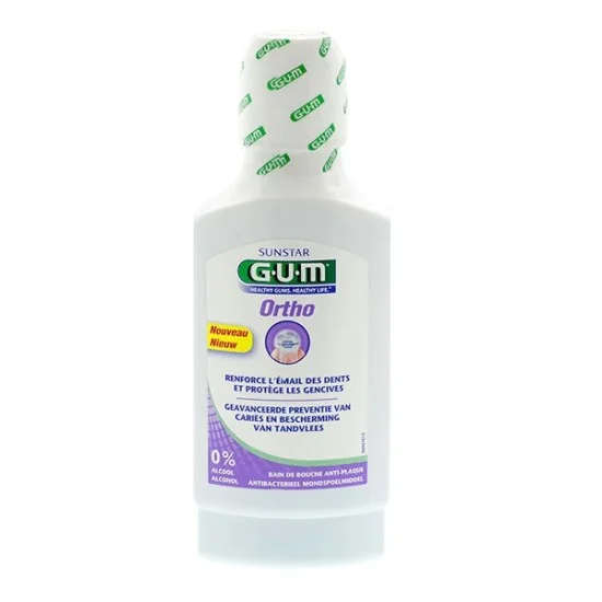 GUM bain de bouche ortho 300ml pour Beauté