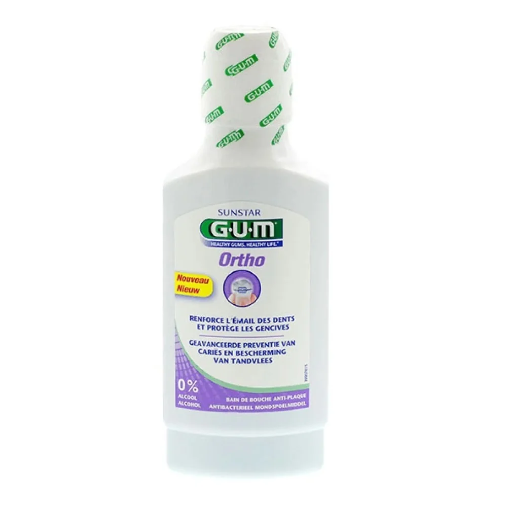 GUM bain de bouche ortho 300ml pour Beauté