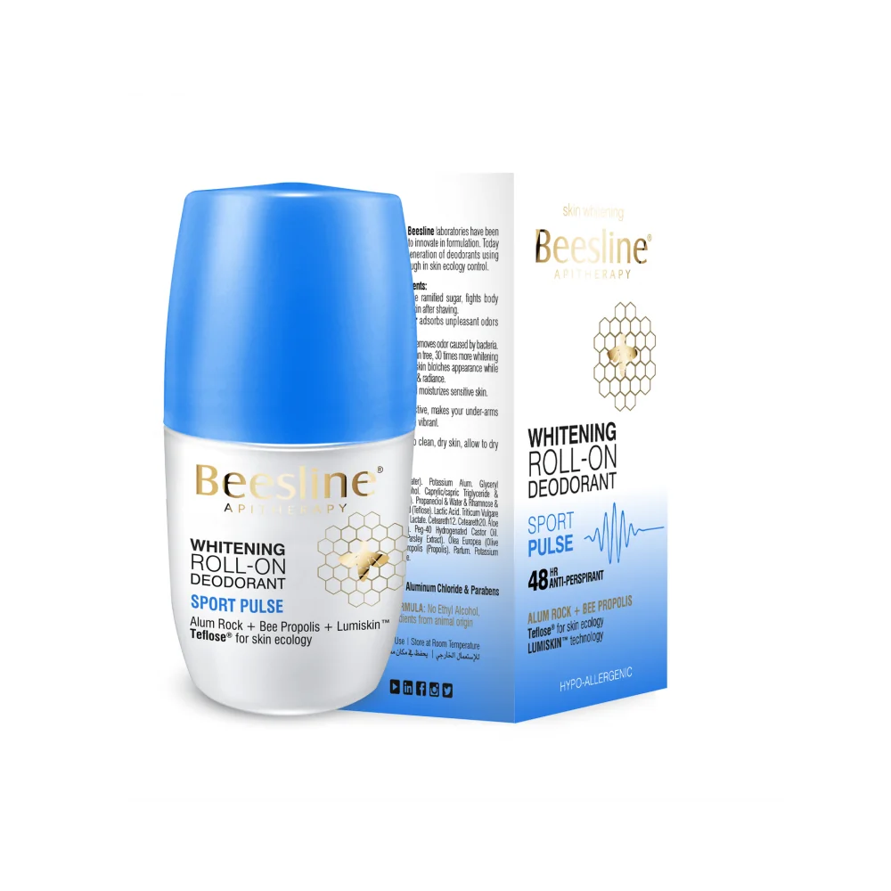 BEESLINE DÉODORANT WHITENING ROLL ON SPORT PULSE 50ML pour Accueil