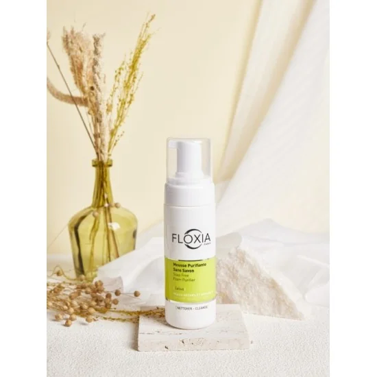 FLOXIA Mousse Puriﬁante Sans Savon peaux sèches et sensibles 150 ml...