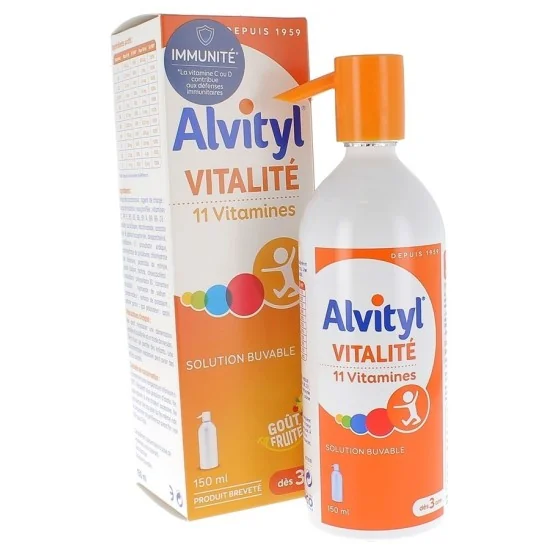 Alvityl vitalité sirop 150ml pour Compléments Alimentaires