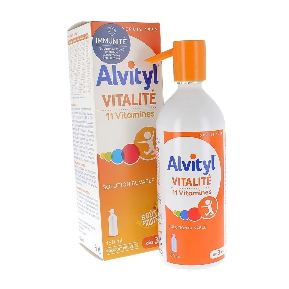 Alvityl vitalité sirop 150ml pour Compléments Alimentaires