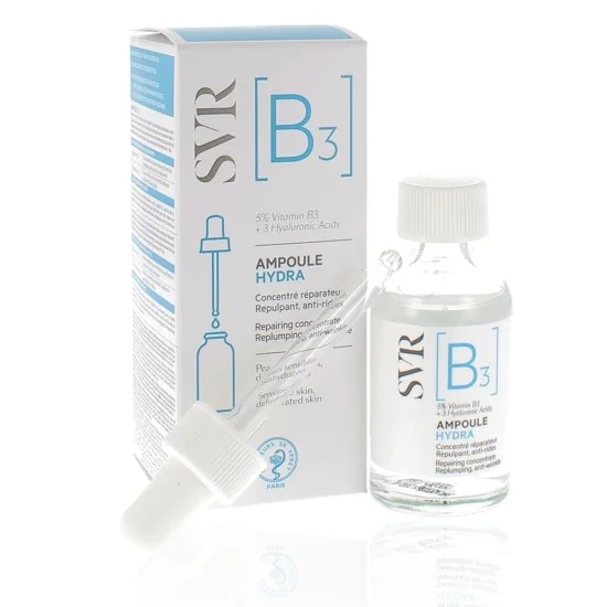 SVR Ampoule B3 Hydra Concentré Réparateur Repulpant pour Beauté