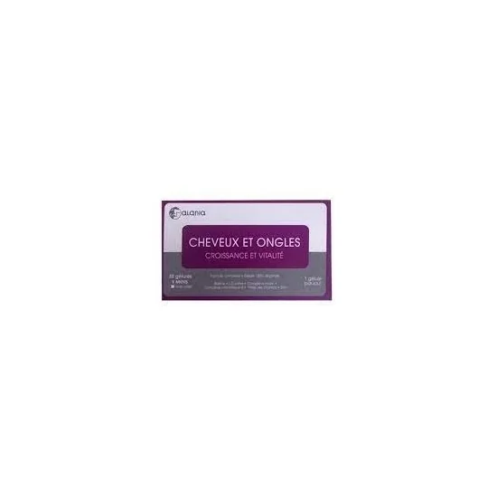 ALANIA CROISSANCE ET VITALITE CHEVEUX ET ONGLES 30 GELULES pour Beauté