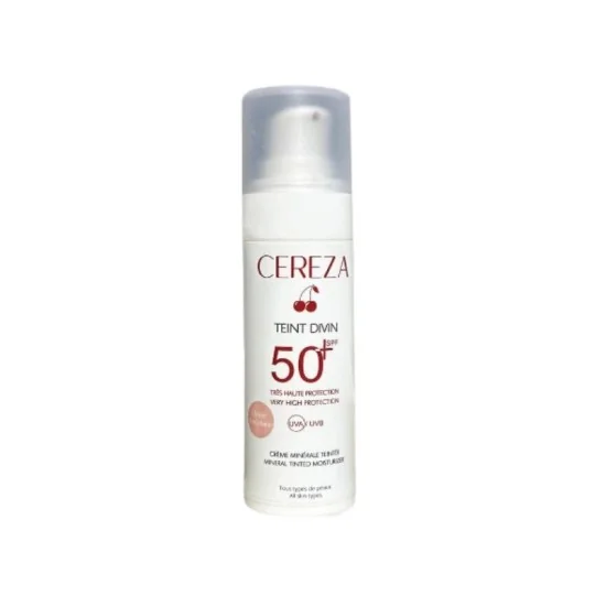 CEREZA TEINT DIVIN ECRAN MINERAL BEIGE PORCELAINE SPF50+ pour Nos P...