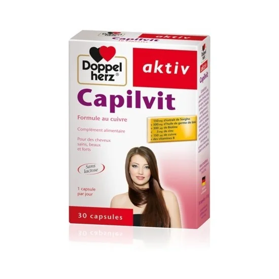 Doppel herz AKTIV CAPILVIT 30 COMPRIMES pour Compléments Alimentaires