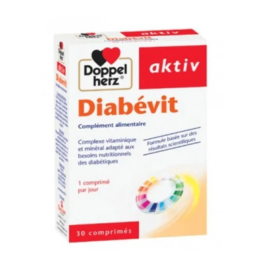 Doppel herz AKTIV Diabévit 30 GELULES pour Compléments Alimentaires