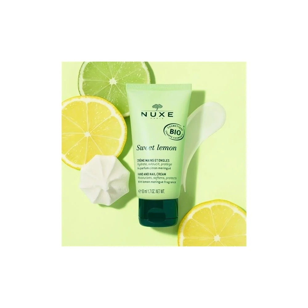 NUXE SWEET LEMON CREME MAINS ET ONGLES,50ML pour Nos Promotions