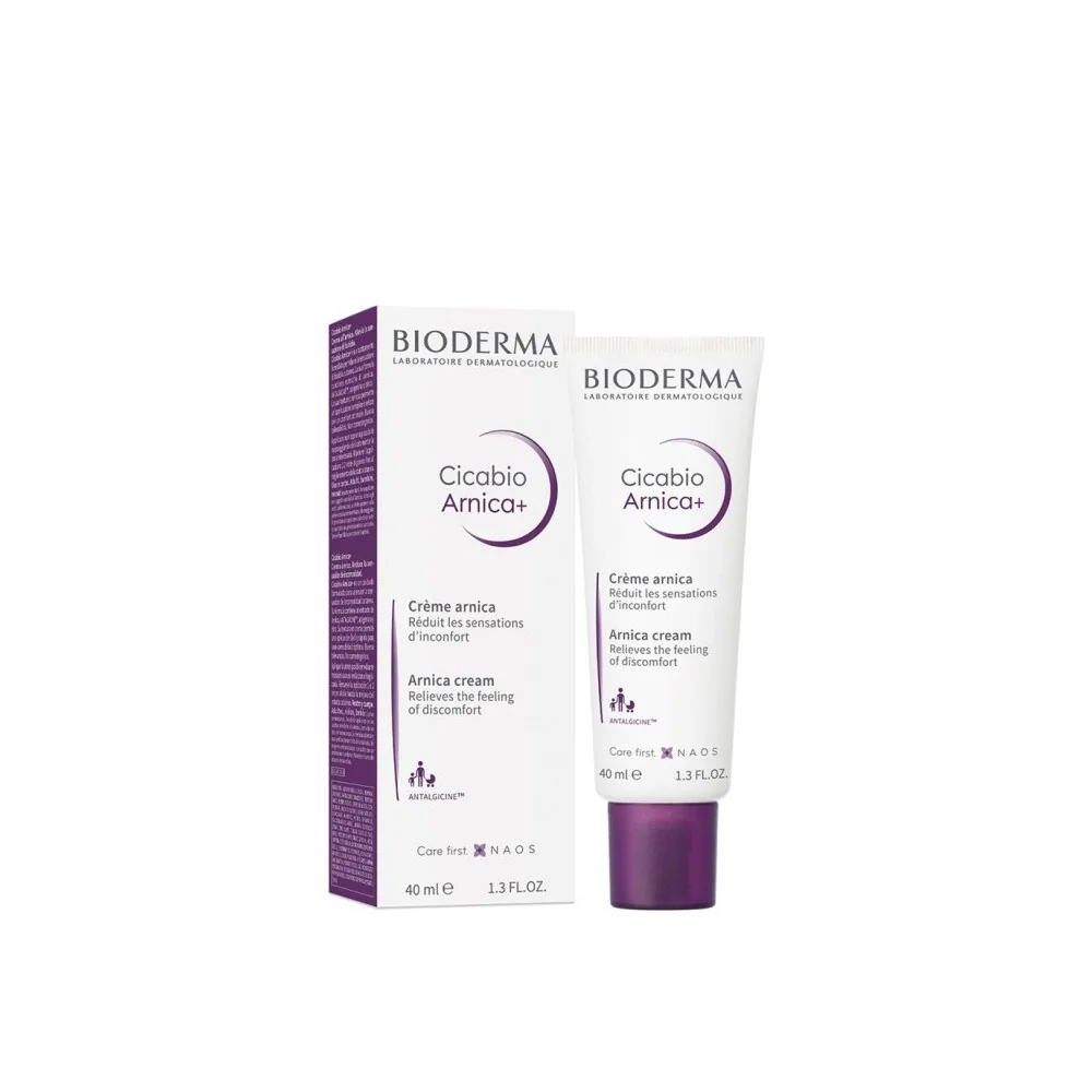 Bioderma CICABIO Arnica+ Crème réparatrice et apaisante - 40ml pour...