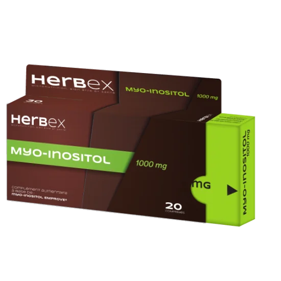 HERBEX MYO INOSITOL 1000MG BT 20 CP pour Compléments Alimentaires