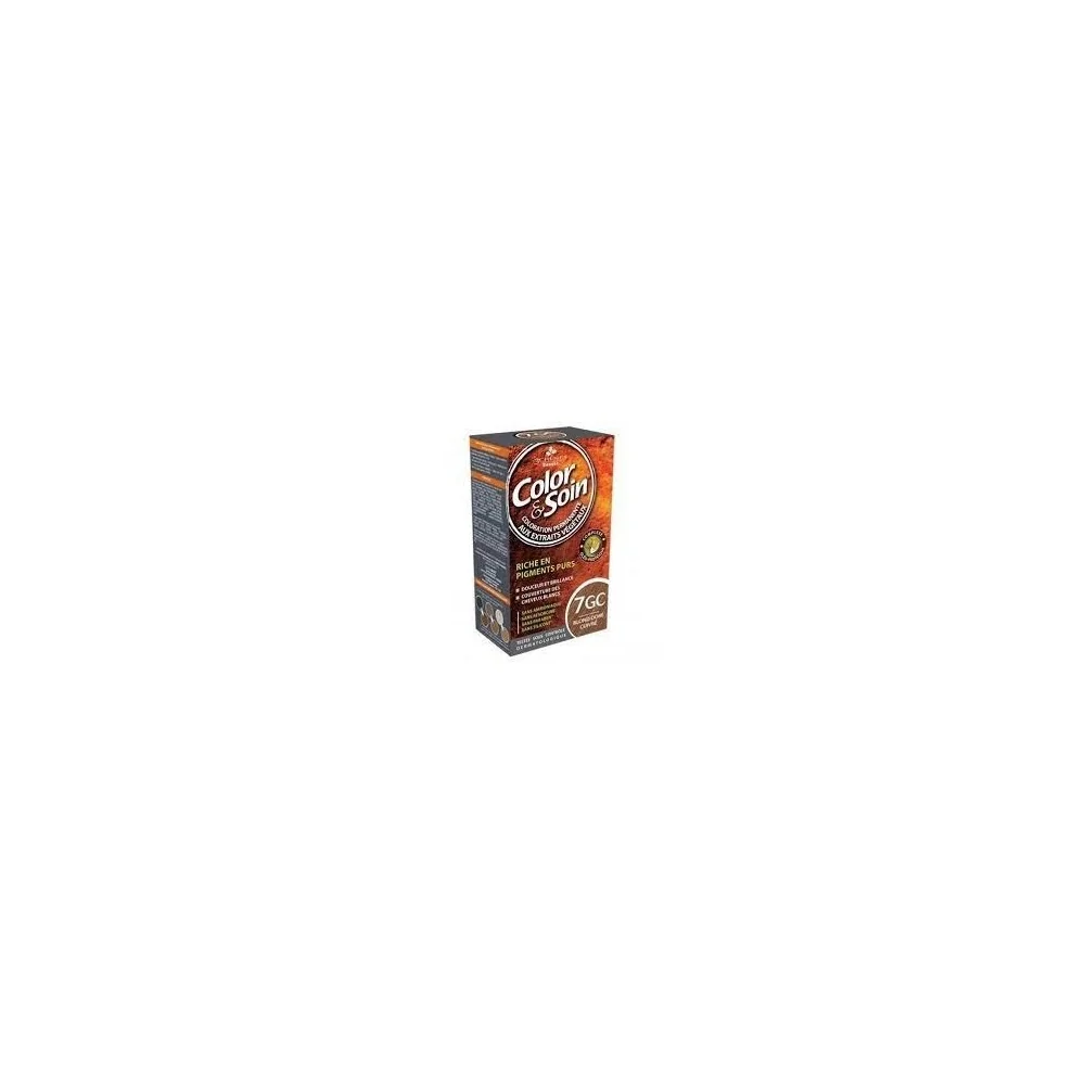 Color Soin Blond Dore cuivre 7gc Coloration Permanente pour Beauté