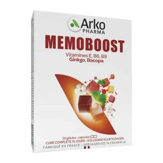 ARKOPHARMA MEMOBOOST 30 GELULES pour Compléments Alimentaires