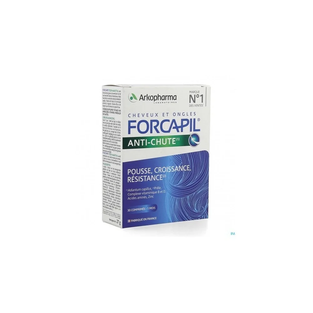 ARKOPHARMA FORCAPIL ANTI CHUTE TRIPLE ACTION 30 COMPRIMES pour Femmes