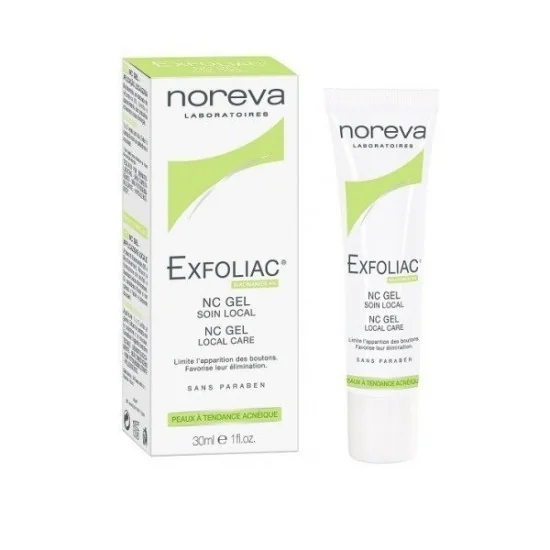 NOREVA EXFOLIAC NC GEL SOIN LOCAL, 30ml pour Visage